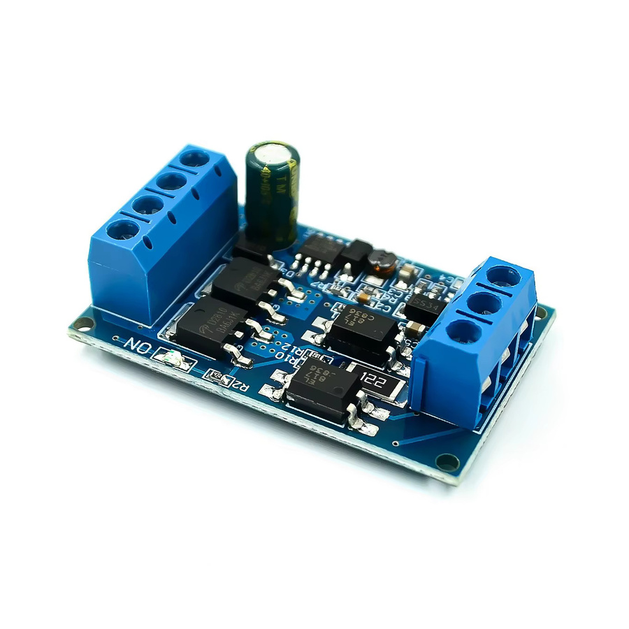 Hochleistungs MOS-Röhren-FET-Trigger-Antriebsmodul mit 600 W, PWM-Steuerung und High-/Low-Level-Trigger, Blau, DC 4 V-60 V - Bild 2