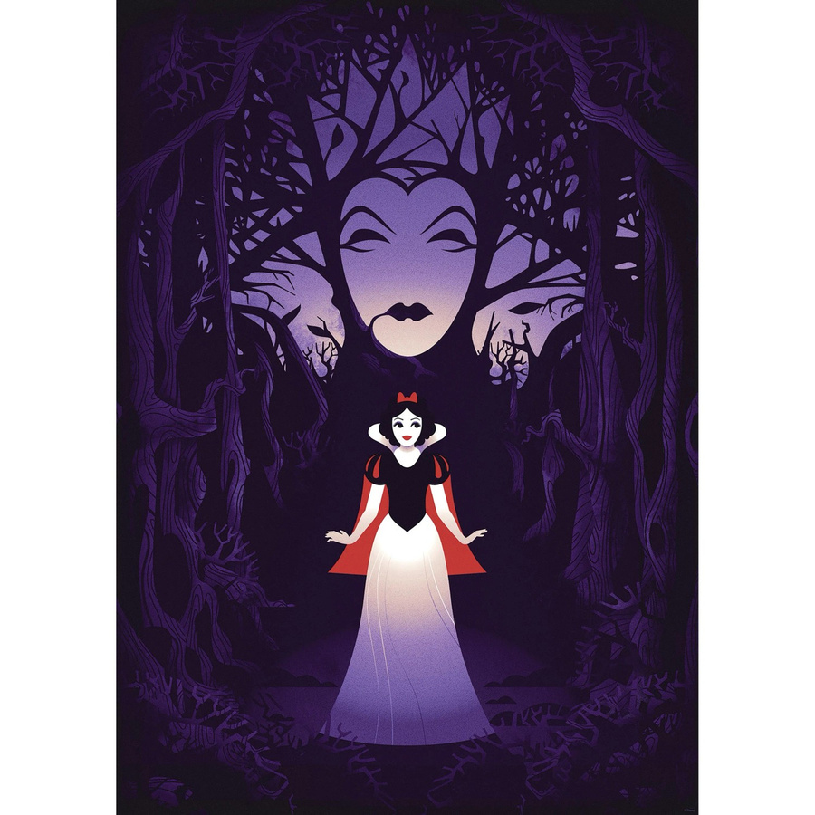 Komar Disney Snow White Wandbild Evil Queen in Lila, Breite: 50 cm, Höhe: 70 cm - Bild 2