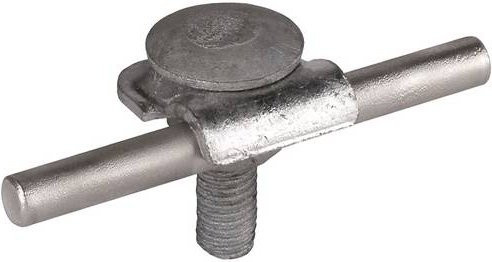 DEHN Klemmbock FRM10X35 STTZN in Silber - Bild 1