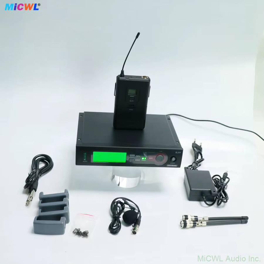 Shure SLX/Beta98 Drahtloses Mikrofonsystem mit SLX4 Empfänger und Black Lavalier Mikrofon - Bild 5