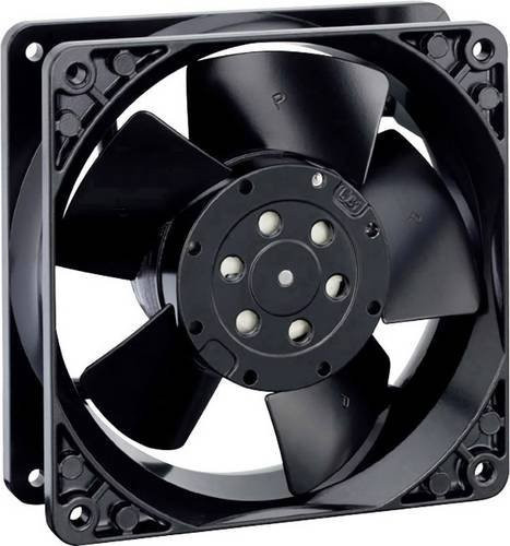 EBM Papst 4656 N Axiallüfter 230 V/AC 146 m³/h Schwarz B/T/H: 119 x 119 x 38 mm - Bild 1