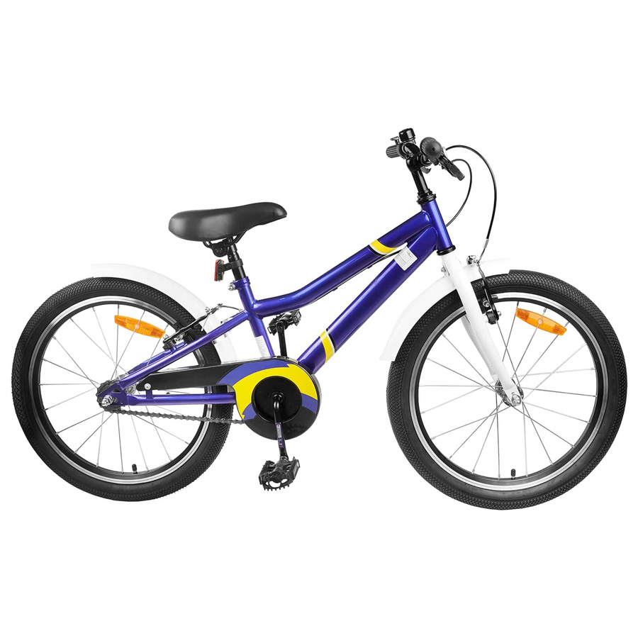 VD Home Furnishing Kinderfahrrad 18 Zoll Blau & Weiß - Bild 1