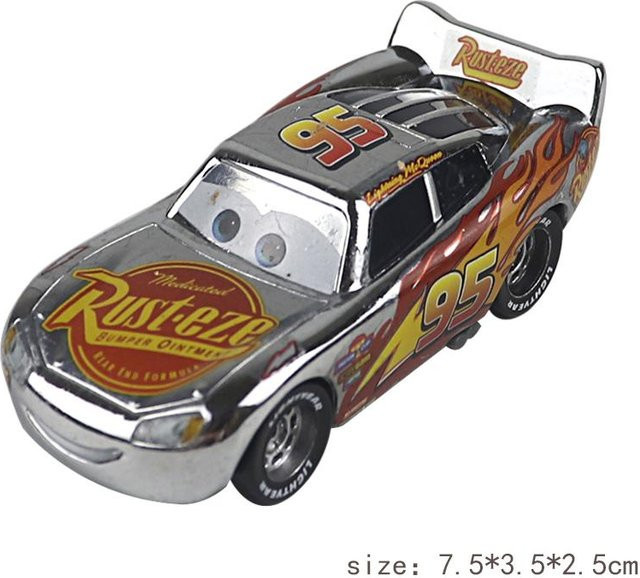 Pixar Disney Lightning McQueen Modell Spielzeugauto, 1:55, Metall, ab 4 Jahren - Bild 1