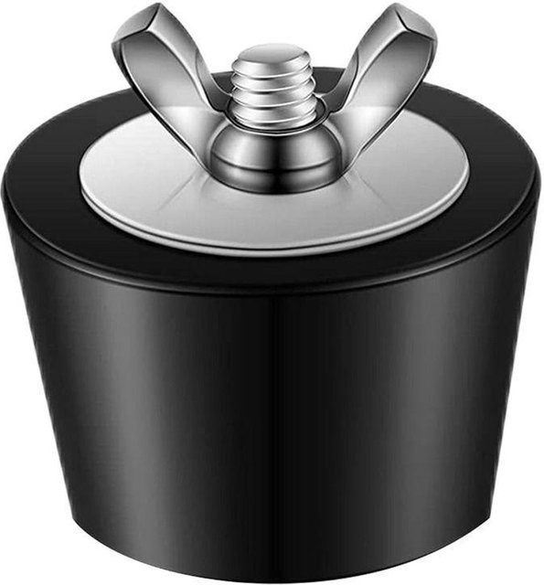 GuxuDZ Pool-Überwinterungsstopfen aus Gummi und Edelstahl in Schwarz, auslaufsicher, 63 mm - Bild 1