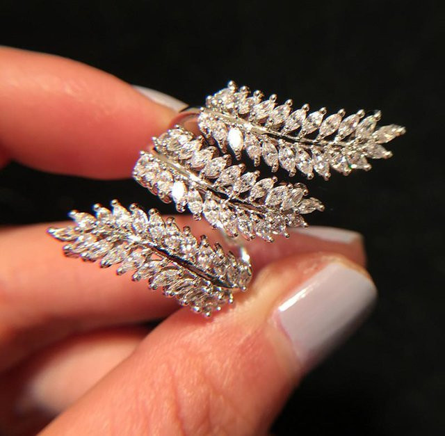 YIRAN Jewelry Ring, Sterling, Marquise-Zirkonia, Damen - Bild 1