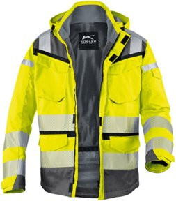 Kübler PSA Reflectiq Jacke 1307 in Warngelb/Anthrazit, Größe XL, aus Polyester nach EN ISO 20471 - Bild 1