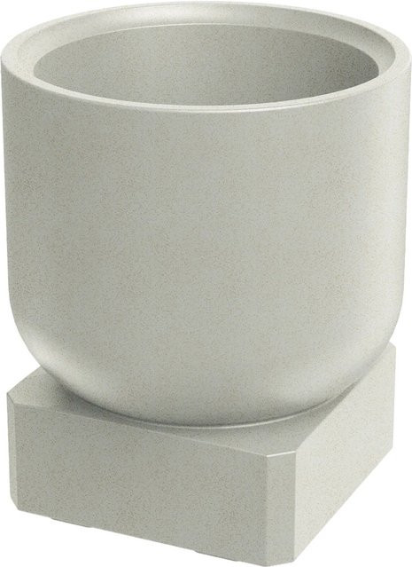 Prosperplast Blumentopf Molta Base Square in Sand, B/T/H: 40 x 40 x 44 cm - Bild 1