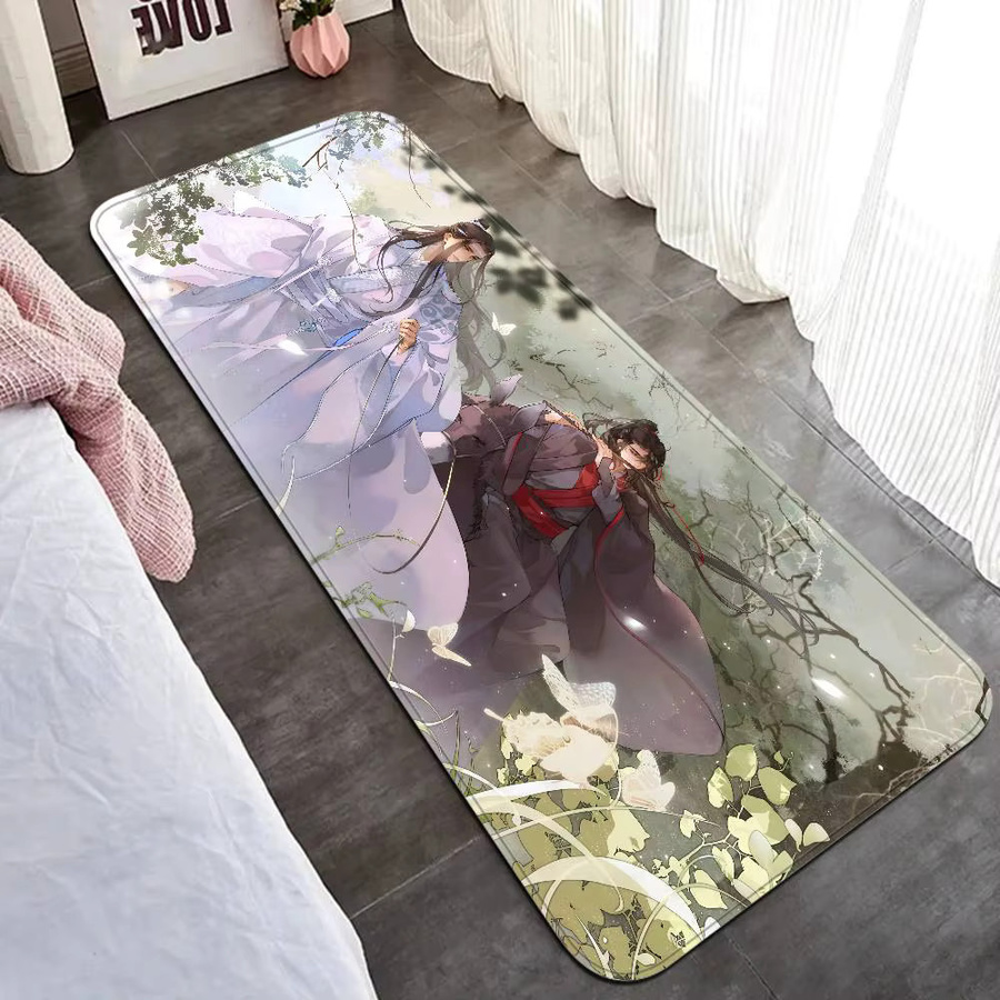 Potdemiel Mo Dao Zu Shi Badezimmermatte mit Anime-Motiv, rutschfest und wasserabsorbierend, rechteckig, Mehrfarbig, B x T: 60 x 40 cm - Bild 4