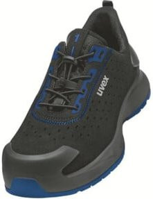 Uvex Halbschuhe x-craft S1 Sicherheitsschuhe Schwarz Blau Größe 45 Weite 14 - Bild 1