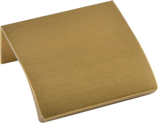 Furnipart Küchen Griffleiste Edge Straight Aluminium Messing Matt Gold Länge: 40 mm, Breite: 20 mm - Bild 1