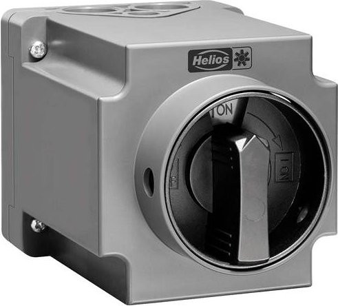 Helios Ventilator RS 6+1 mit Wendeschalter in Grau - Bild 1