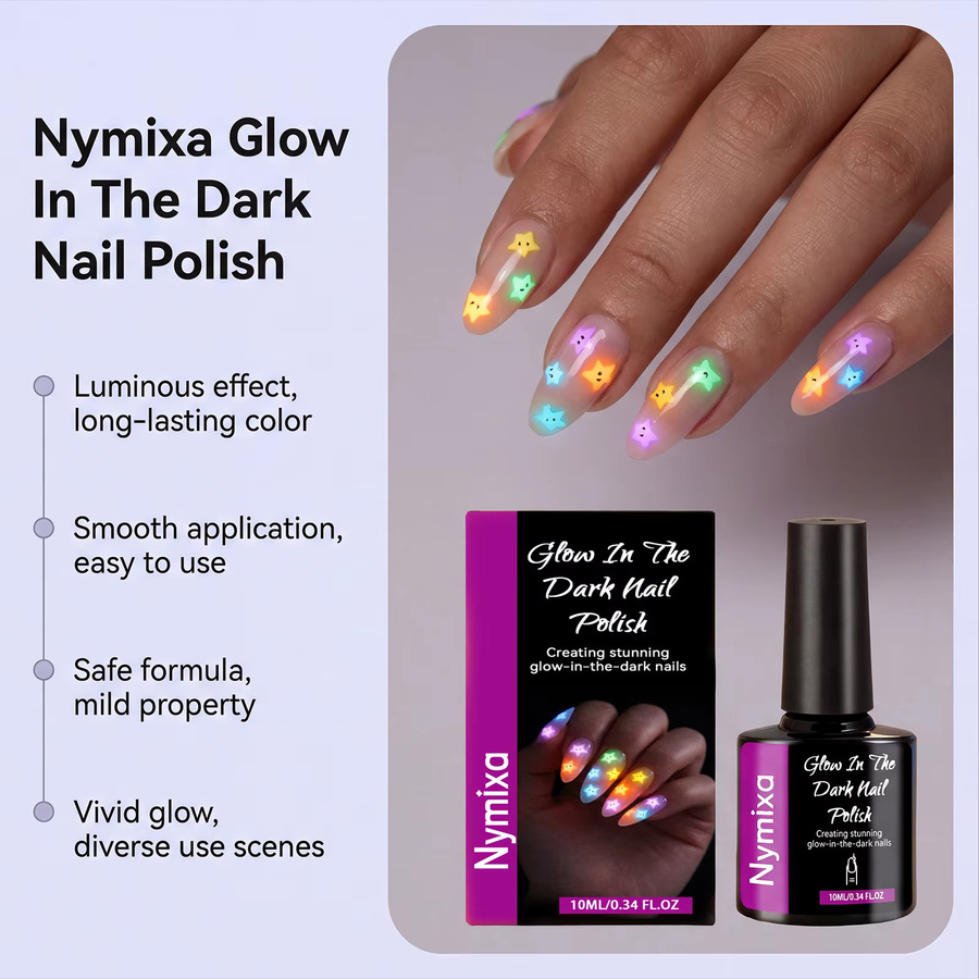 Nymixa Nagellack Gel, Sunshine Yellow, Glänzend, Unisex - Bild 3