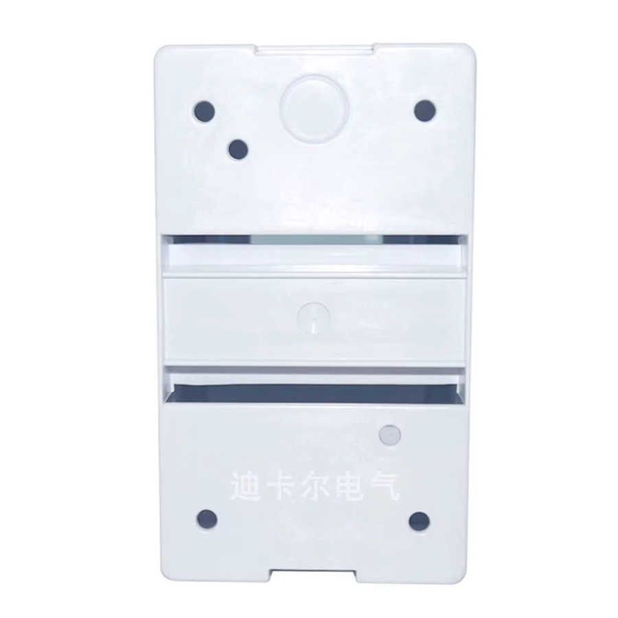 Transparente Kunststoff-Verteilerbox mit 12 Wegen für elektrische Projekte, B/H/T: 24,0 x 15,0 x 7,5 cm - Bild 1
