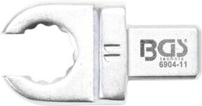 BGS Einsteck-Ringschlüssel aus Chrom-Vanadium in Silber, 11 mm, Aufnahme 9 x 12 mm - Bild 1