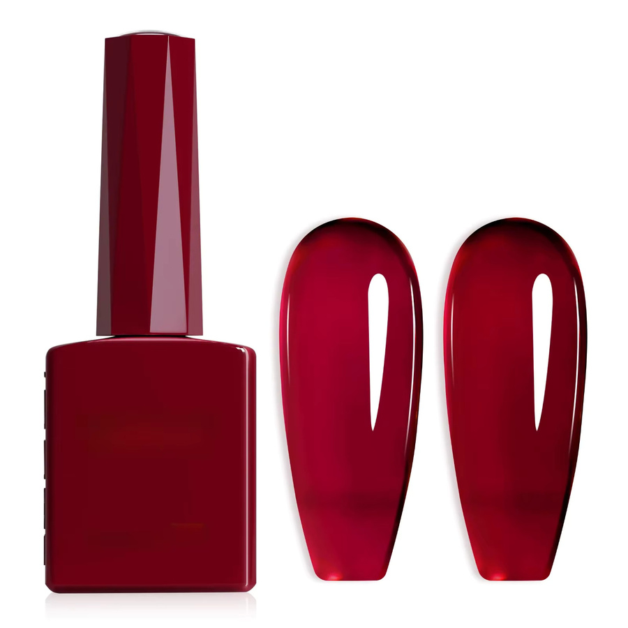 CANNI Nagel-Gel-Nagellack, Blood Red Jelly, Glänzend, Hema Free - Bild 6