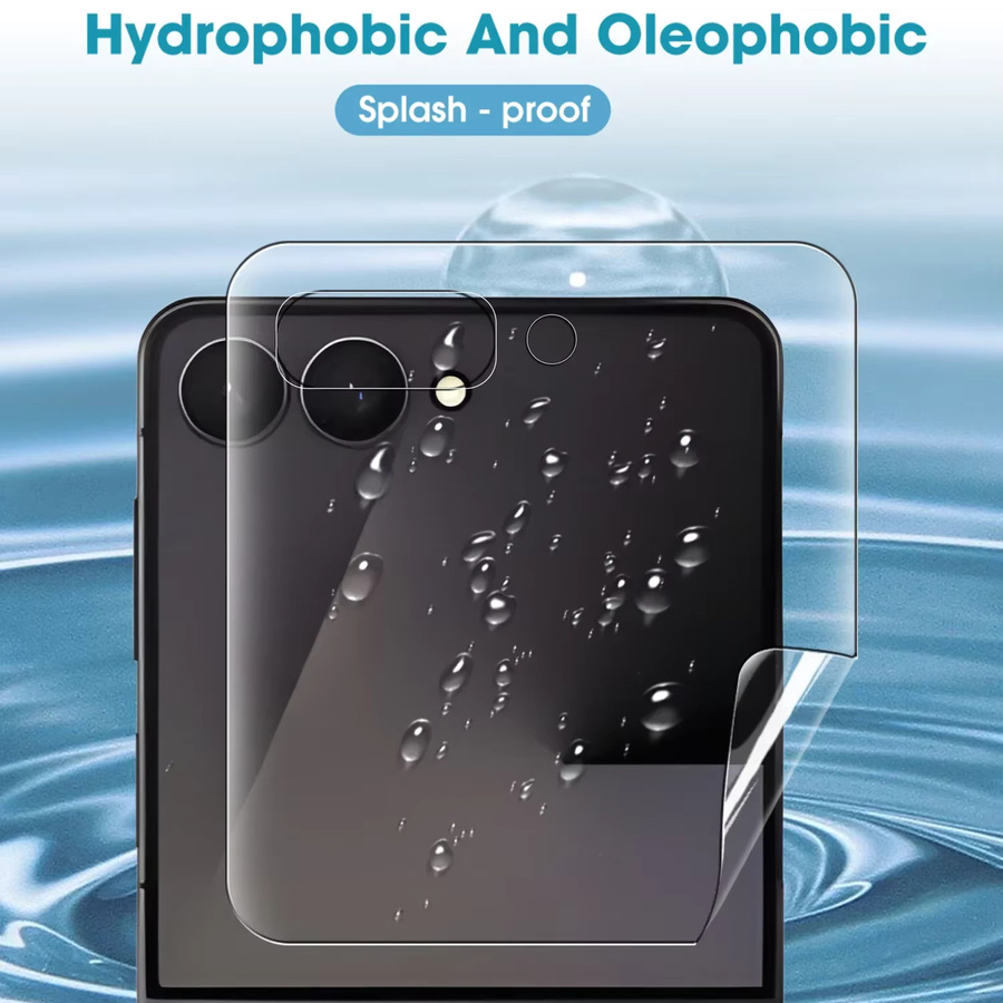 Hydrogel Displayschutzfolie Full Cover für Samsung Galaxy Z Flip 7, Z Flip 6 und Z Flip 5 in Transparent - Bild 4