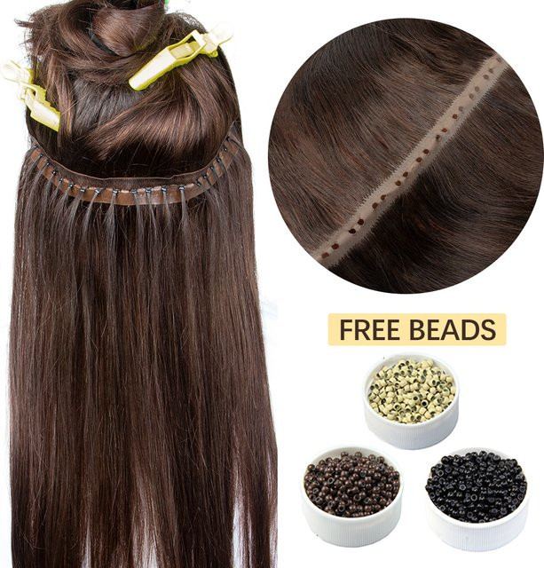 MRSHAIR Echthaar Twin-Tabs Klebeband, Unisex - Bild 1