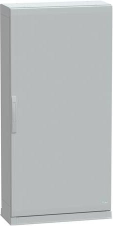 Schneider Electric Polyestergehäuse PLAZ mit Sockelrahmen und offenem Boden in Grau, H x B x T: 150 cm x 75 cm x 32 cm, IP54 - Bild 1