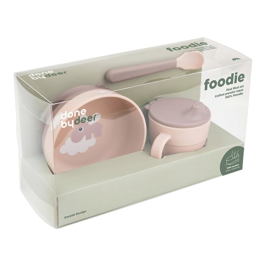 Done By Deer 3-tlg. Foodie Geschirr-Set in Rosa und Pink - Bild 2
