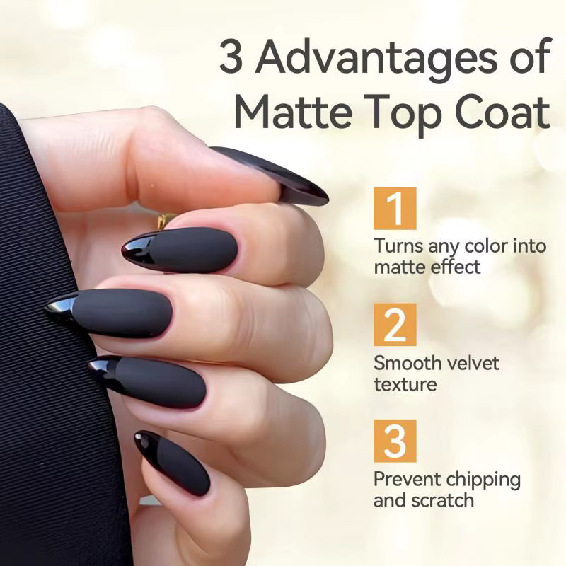 BORN PRETTY Matt Top Coat, 10 ml - Bild 2