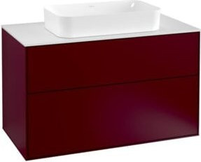 Villeroy & Boch Finion LED Wandbeleuchtung mit Spiegel in Weiß Matt, B: 100 cm, H: 50,1 cm, T: 60,3 cm - Bild 1