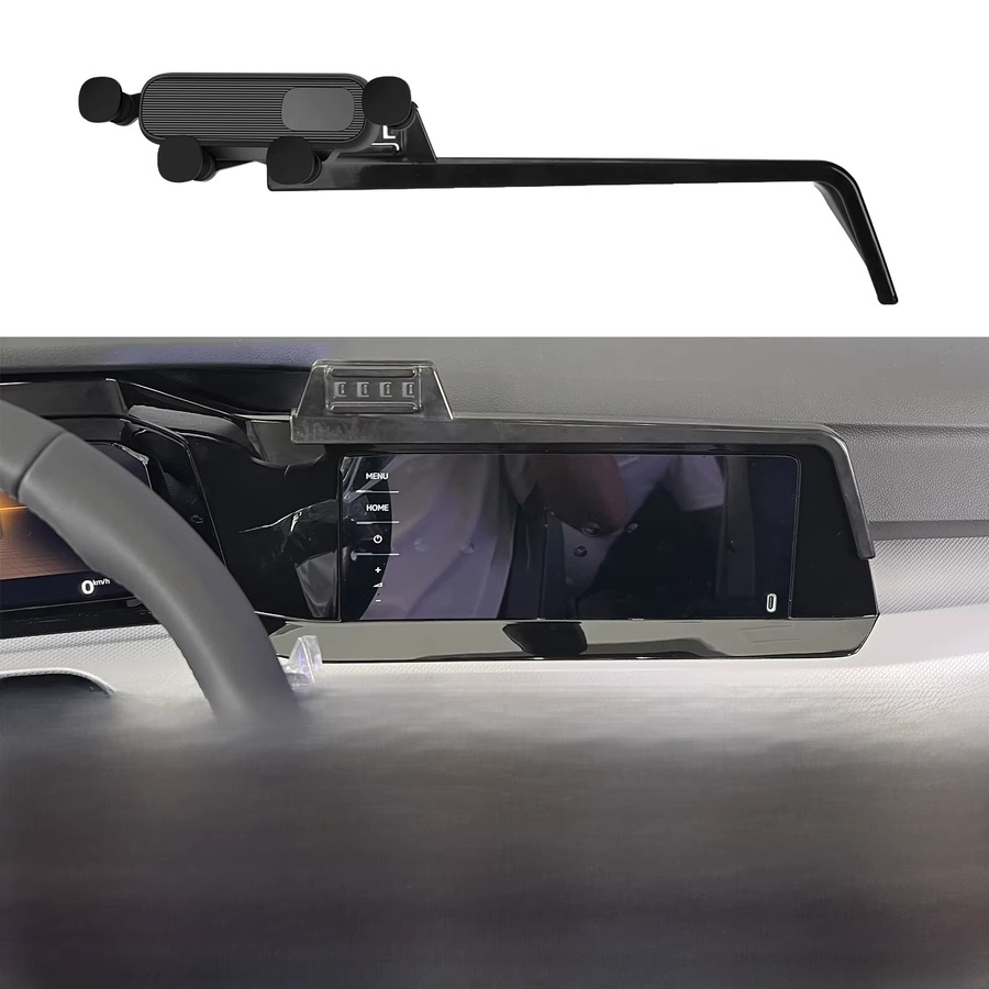 Auto-Handyhalter für VW Golf 8 (2020-2023) MK8 R-Line GTI als GPS-Navigationsständer in Schwarz - Bild 5
