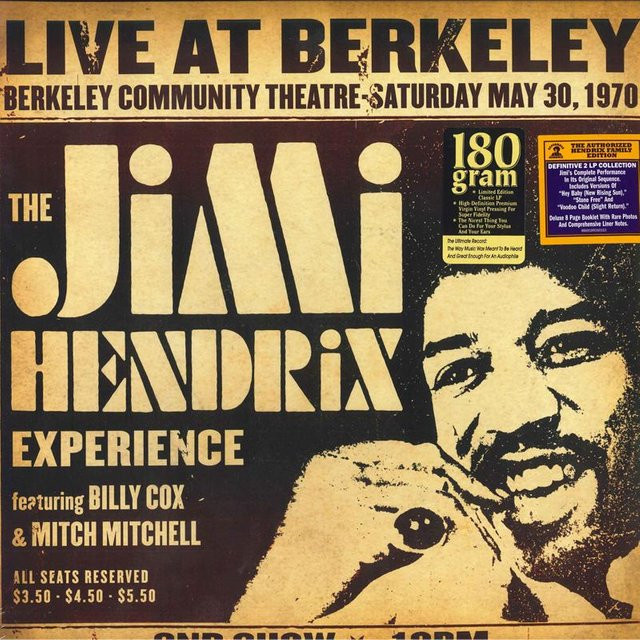 Live At Berkeley, Jimi Hendrix, Vinyl/LP - Bild 1