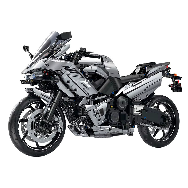 M MENBIS Motorrad-Bausteine Straßenrennfahrzeug, 1:5, 2200 Teile - Bild 5