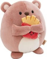 Nici Kuscheltier mymochi Bär Nomo mit Pommes, brauner Plüschbär, Höhe: 27 cm
