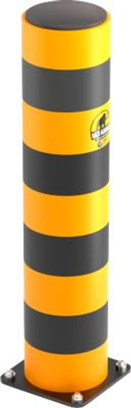 Ampere Rammschutz-Poller Rack-Mammut® Strong aus Kunststoff in verkehrsgelb, Durchmesser: 20 cm, Höhe: 90 cm - Bild 2