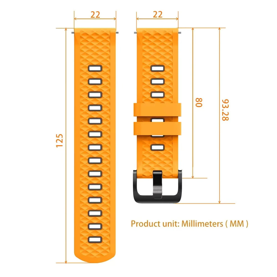 Zeblaze Uhrenarmband Silikon, 22 mm, Unisex - Bild 2