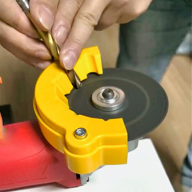 Multifunktionales Schleif- und Polierwerkzeug zum Schärfen von Bohrern in 3-12mm, Gelb - Bild 1