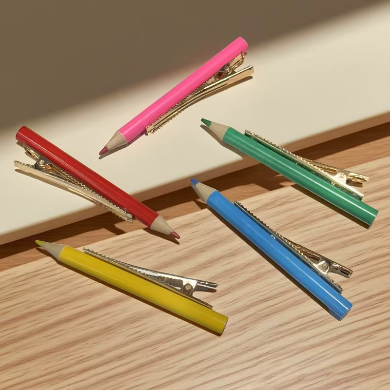 Haar Clip, Bleistift geformt, Multi Farbe, Kinder - Bild 3