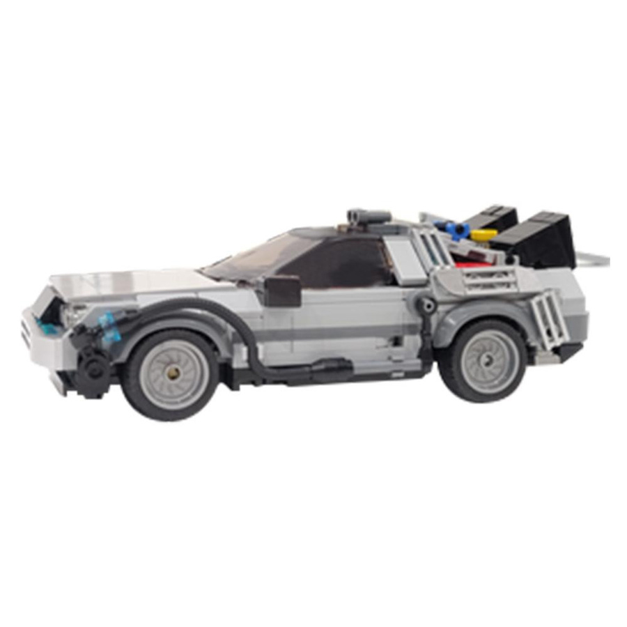 Yiran toy Zurück in die Zukunft Delorean Rennwagen Zeitmaschine Bausteine Science-Fiction ab 14 Jahren - Bild 2