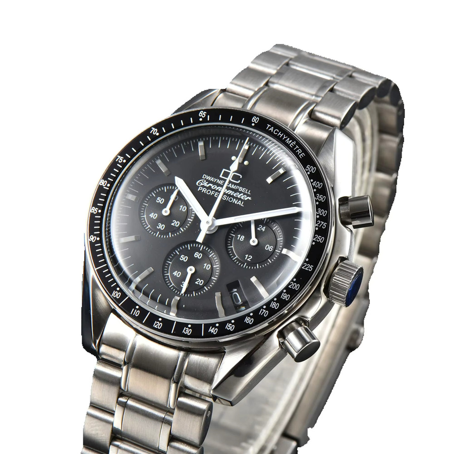 DWAYNE CAMPBELL Chronograph, Edelstahl, Silber, 42 mm, Herren - Bild 5