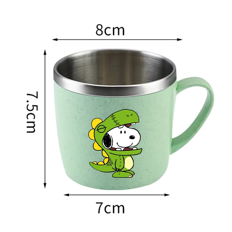 Bandai Snoopys Edelstahl-Wasserbecher, Thermobecher, Zahnbürstenhalter - Bild 2