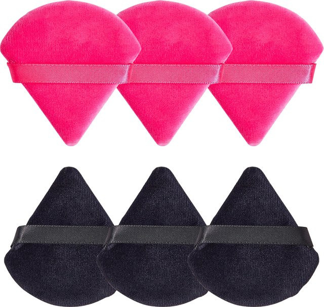 RUNTOIN Mini-Make-up-Schwämme, Dreieckige Puderquasten, 6-20 Stück, Unisex - Bild 1