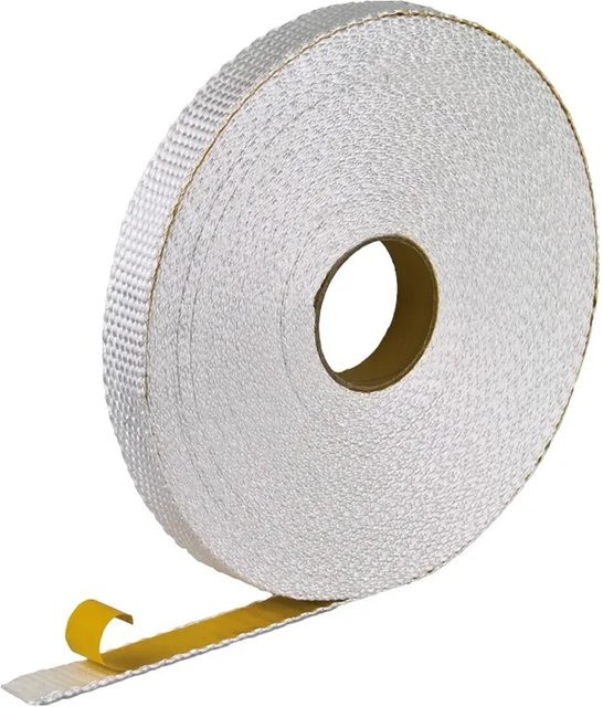 Goebel Thermo Glasgewebeband selbstklebend, Farbe: Weiß, Breite: 50 mm, Dicke: 2,0 mm, Länge: 50 m - Bild 1