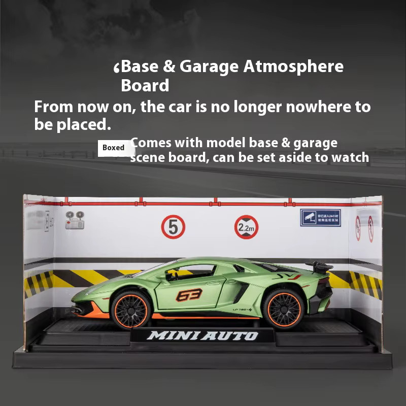 Maisto Lamborghini Aventador SVJ LP780-4 Sportwagenmodell, 1:32, mit Ton und Lichtern - Bild 2
