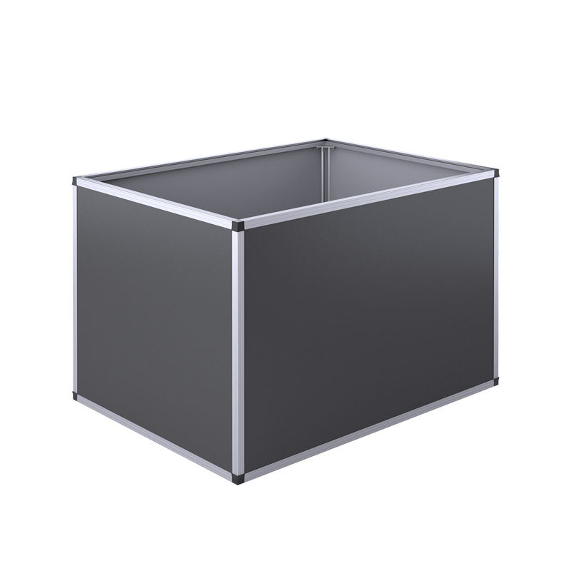 KGT Aluminium-Hochbeet für den Garten in Anthrazit, Schwarz oder Silber, B/T/H: 121 x 77 x 79,4 cm - Bild 4