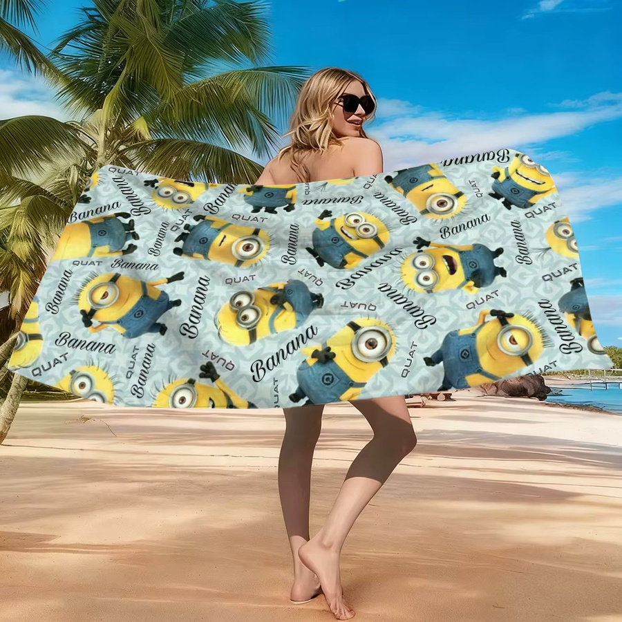 Potdemiel Strandtuch mit Bananamaster-Motiv, schnell trocknend, Multicolour - Bild 3