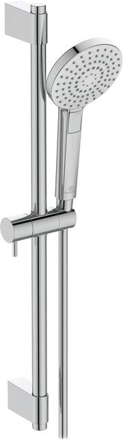 Ideal Standard Duschsystem Idealrain Evo Aufputz Brausestange mit Handbrause und Regenduschkopf in Chrom - Bild 1