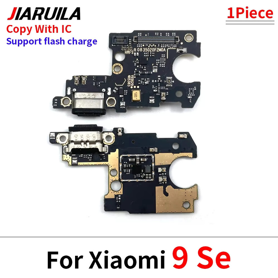 10er Set USB-C Lade-Dock Flexkabel für Xiaomi Mi 12 13T 14 Pro 12T 12X 9SE 13 Lite in Schwarz - Bild 4