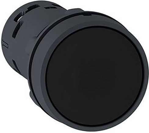 Schneider Electric Harmony XB7 Drucktaster XB7NA23 Monoblock aus Kunststoff, Schwarz, Ø22mm, 2S, Schraubklemmung - Bild 1