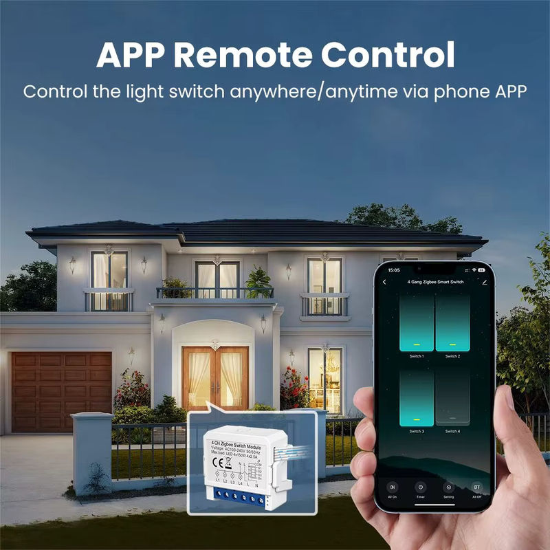 AVATTO WiFi Mini Smart Schalter Modul zur 2-Wege-Steuerung, weiß, kompatibel mit Tuya, Alexa und Google Home - Bild 2