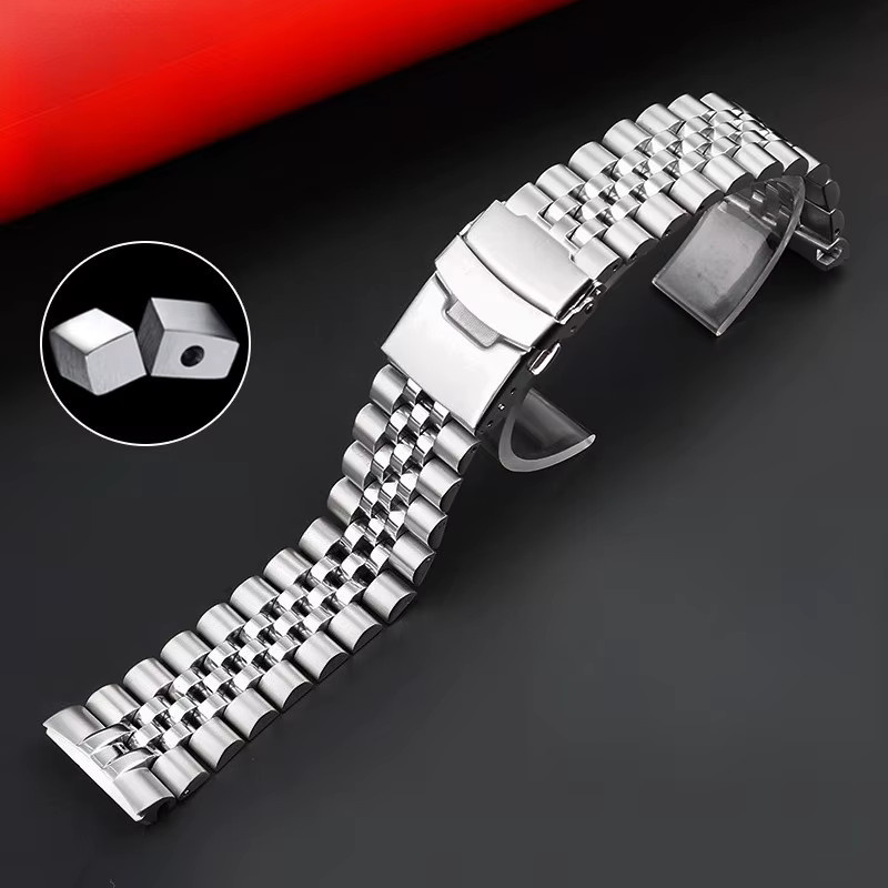 Seiko Uhrenarmband Edelstahl, 22mm, Silber - Bild 3