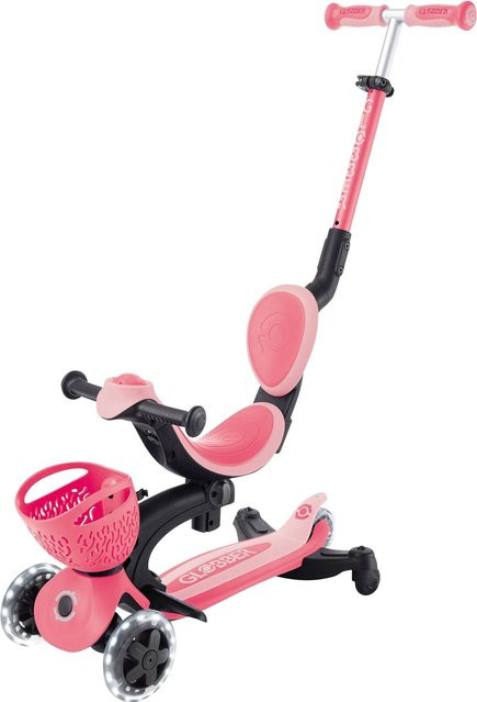 Globber 3in1 Go-Up Baby 360 Scooter, mit Leuchtrollen und Leuchtmodul, ab 1,5 Jahre - Bild 1