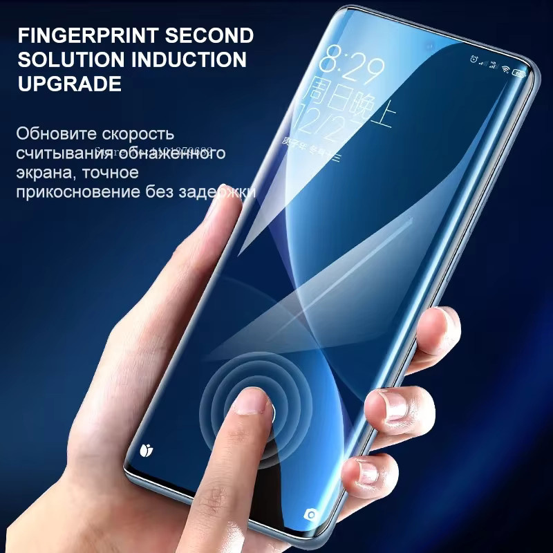 Xiaomi UV-gehärtete 3D-Displayschutzfolie aus gebogenem Glas in Transparent für Mi 12, 11, 12x, 12s Ultra Pro, Civi, Mix 4 und Note 10 Lite 2 1s 3 Pro - Bild 4