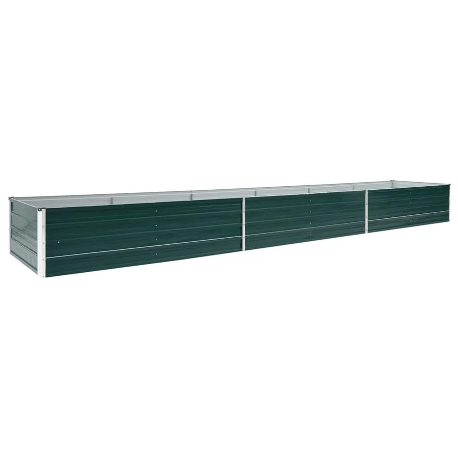 Furnicato Garten Hochbeet aus verzinktem Stahl in Grün, B: 480 cm, T: 80 cm, H: 45 cm - Bild 2