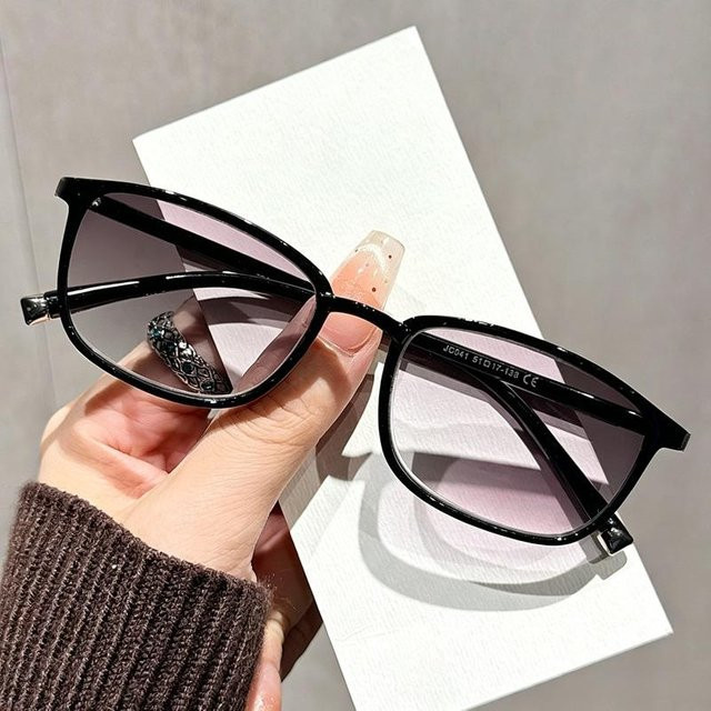 CICI Global Glasses Lesebrille, Eckiger Rahmen, Kunststoff, Schwarz, Unisex - Bild 1